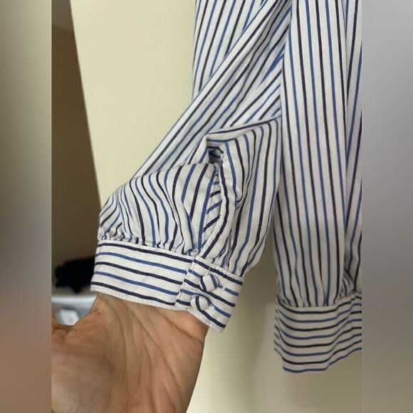 Madewell Striped Wrap Top - Picture 5 of 9